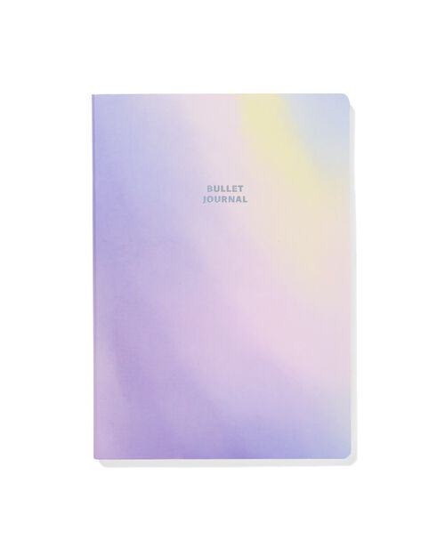 bullet journal A5 dégradé de couleur