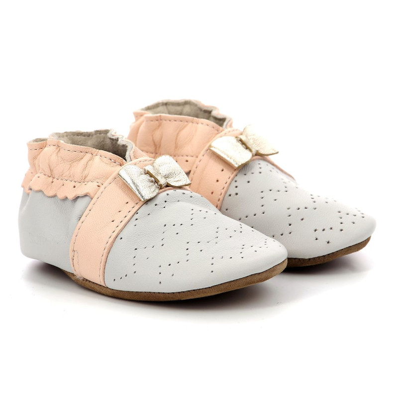 Robeez Robeez chaussons Happy Mood rose