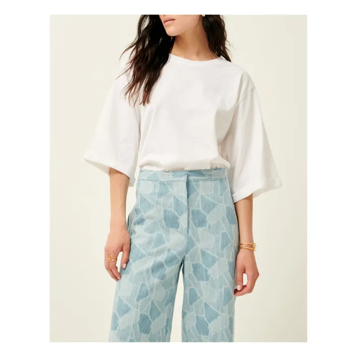Sessùn T-shirt Oversize Denys | Blanc optique