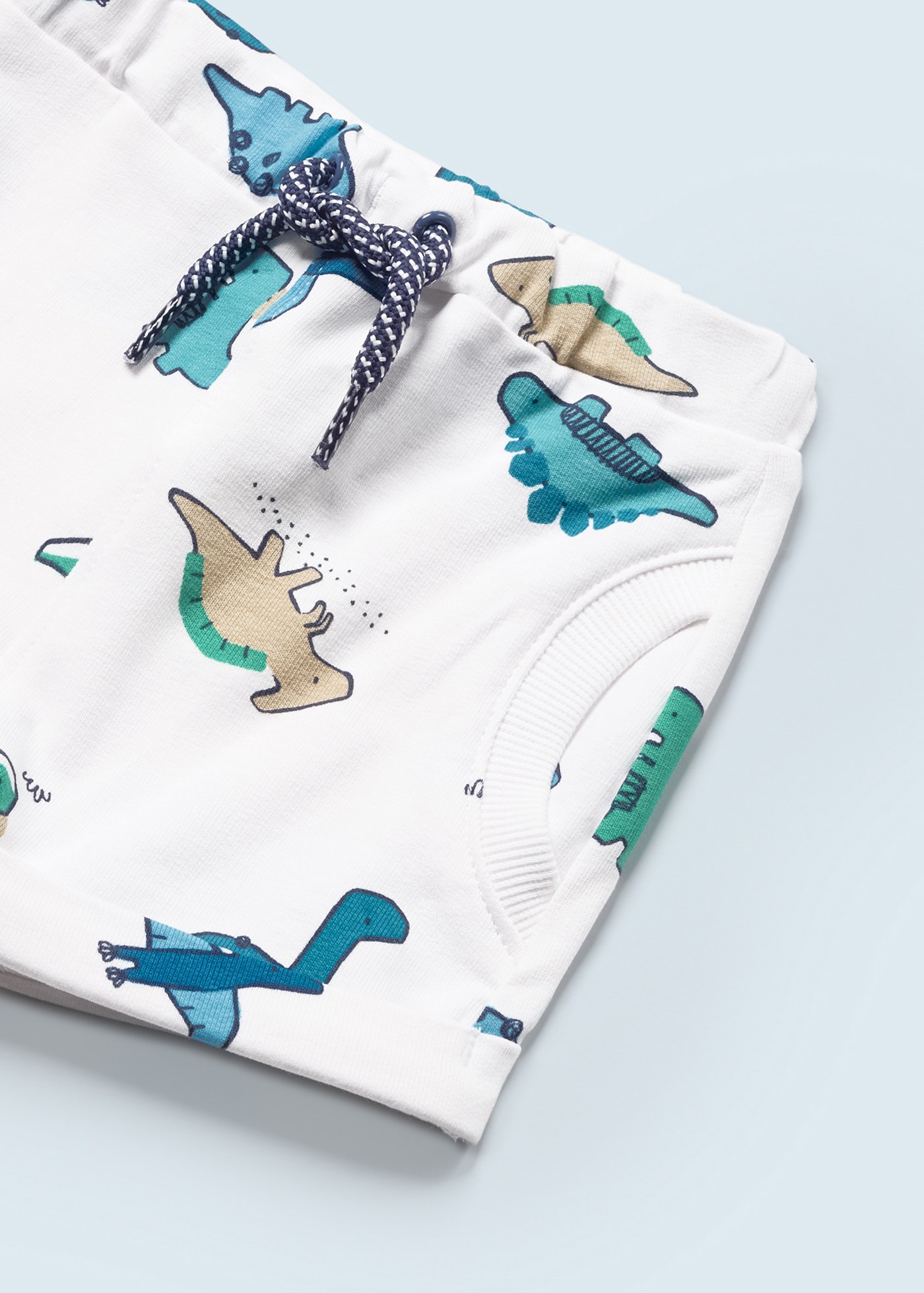 Conjunto de duas peças em algodão estampado para recém-nascido