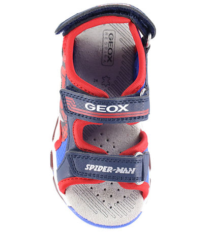 Geox Sandalen m. Light - Android - Marvel Spider-Man - Navy/Rot