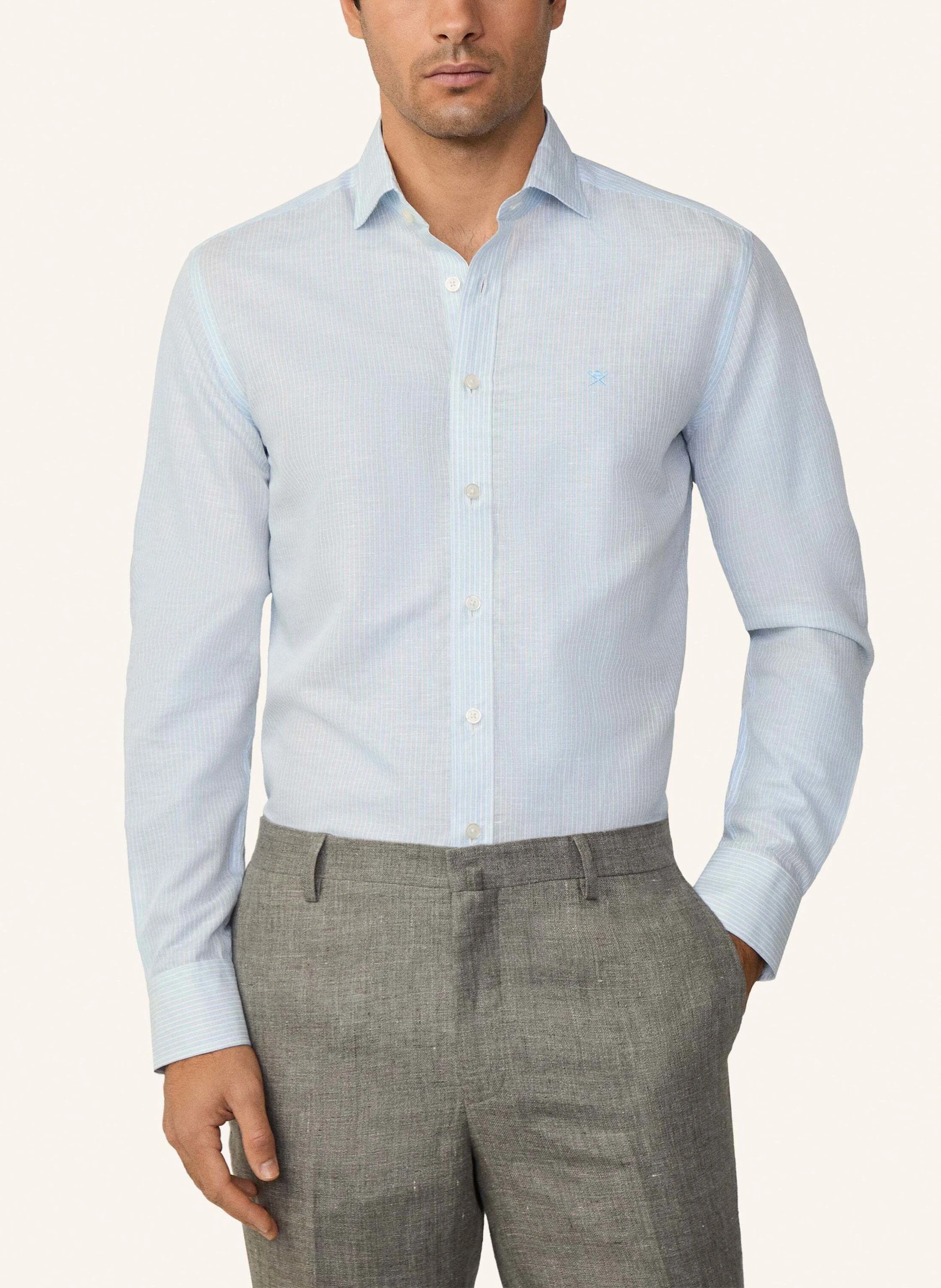 HACKETT LONDON Freizeithemd LINEN BENGEL STRIPE
