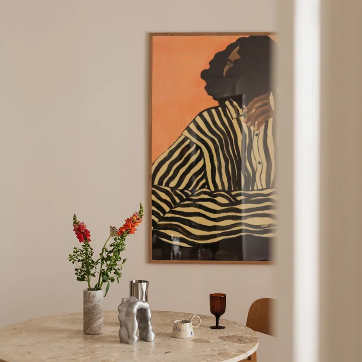 The Poster Club - Serene Stripes von Hanna Peterson, 30 x 40 cm