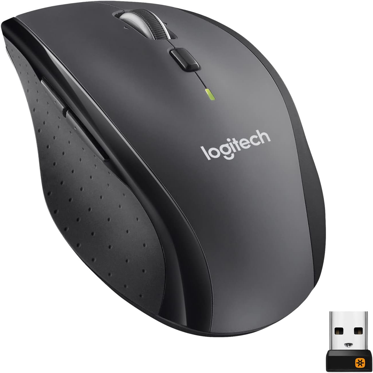 Marathon Maus M705 Ultramobile Kabellose 2.4 GHz Optische Wireless Funk Maus 1000 DPI   USB A Dongle (910-001949) - Schwarz