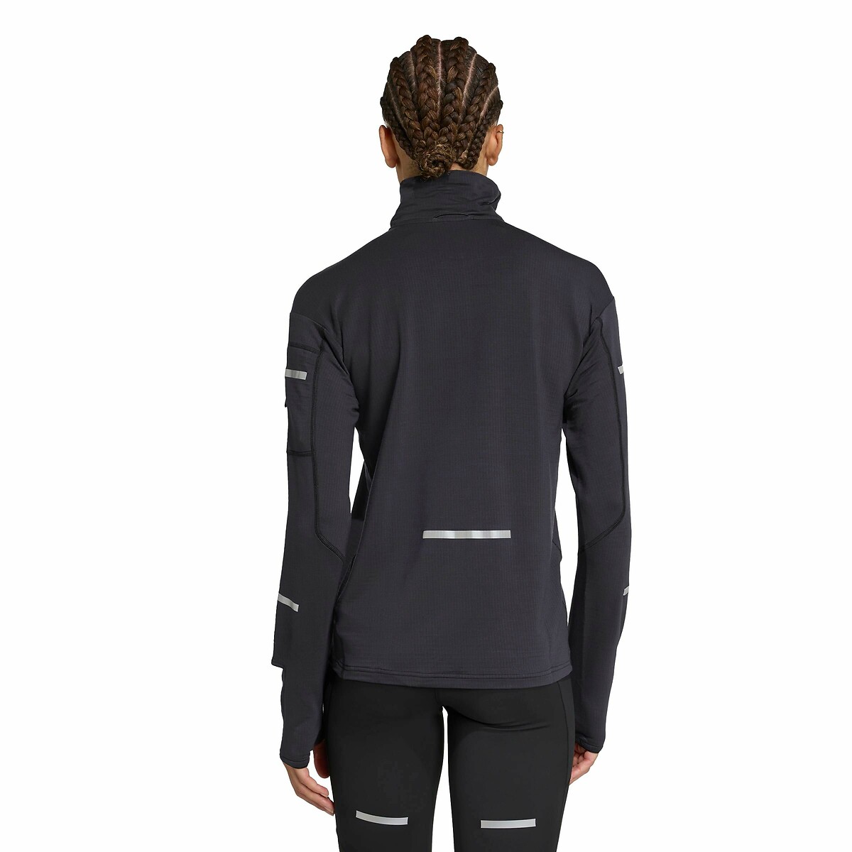 Jaqueta de corrida adidas Performance com zíper
