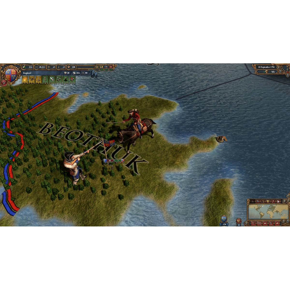 Europa Universalis IV Colonial British and French Unit Pack - PC