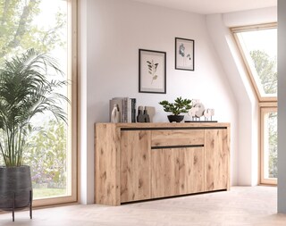Sideboard WOODY 170x91 cm Braun