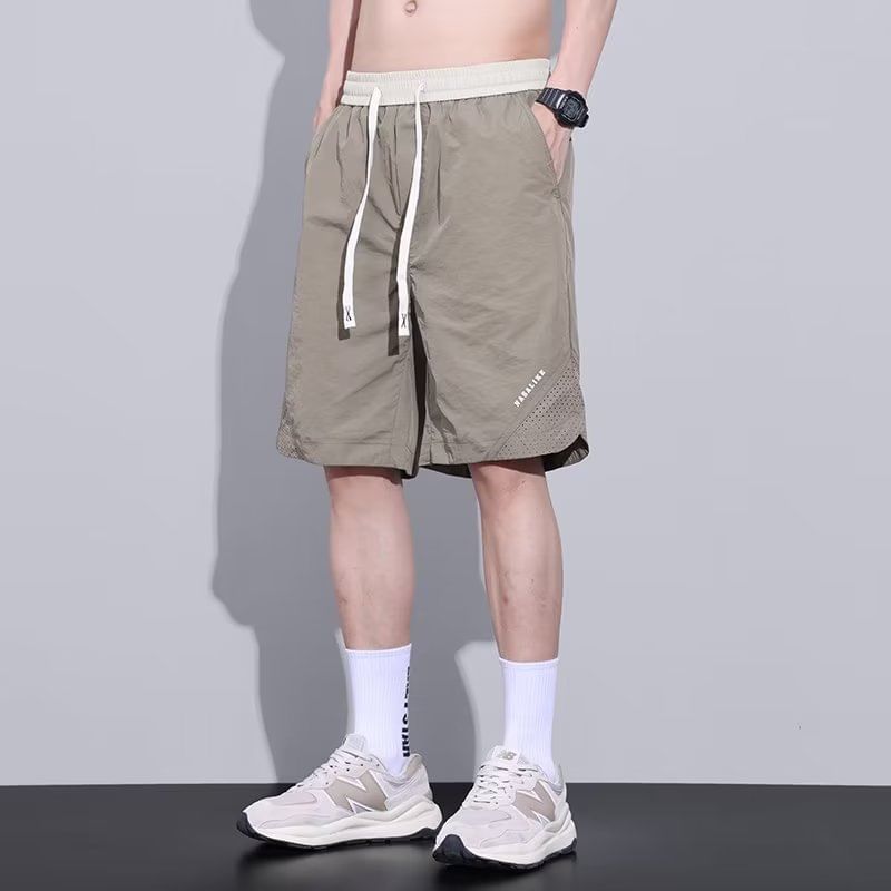Blueforce - Tweekleurige shorts met trekkoordtaille