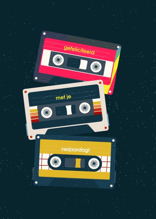 Greetz | Verjaardagskaart | 80's | cassette