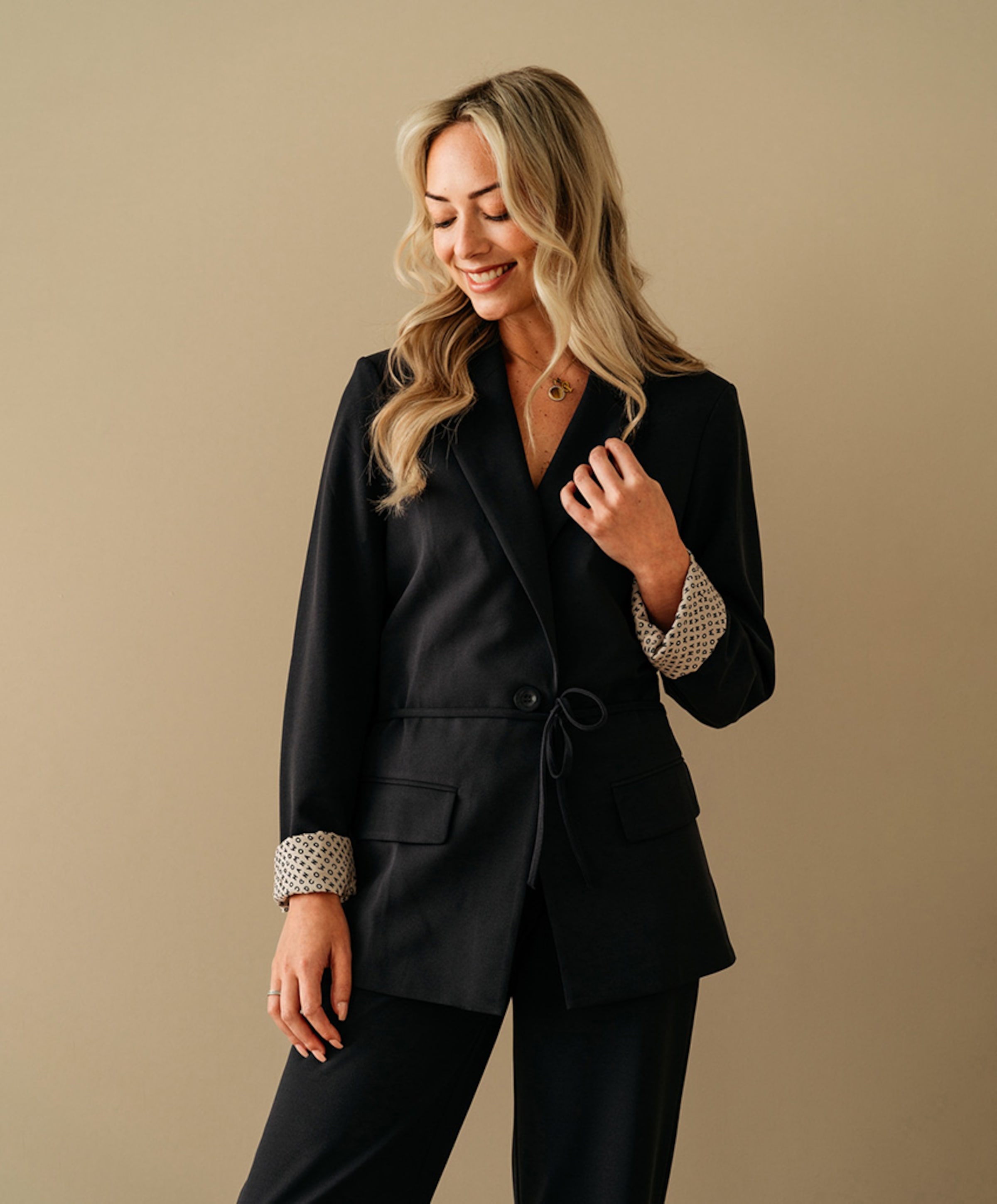 &Co Woman Dames blazer blauw