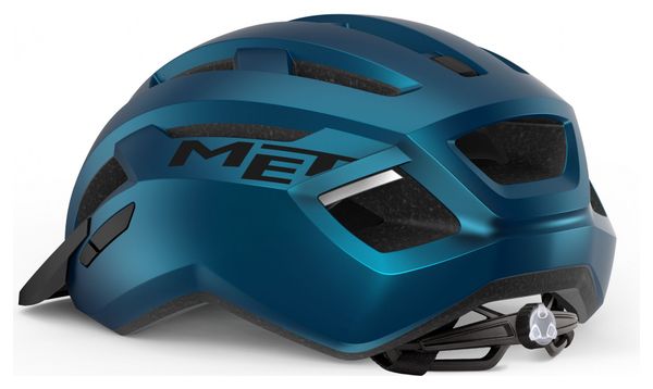 Casque MET Allroad Bleu Metallic Mat