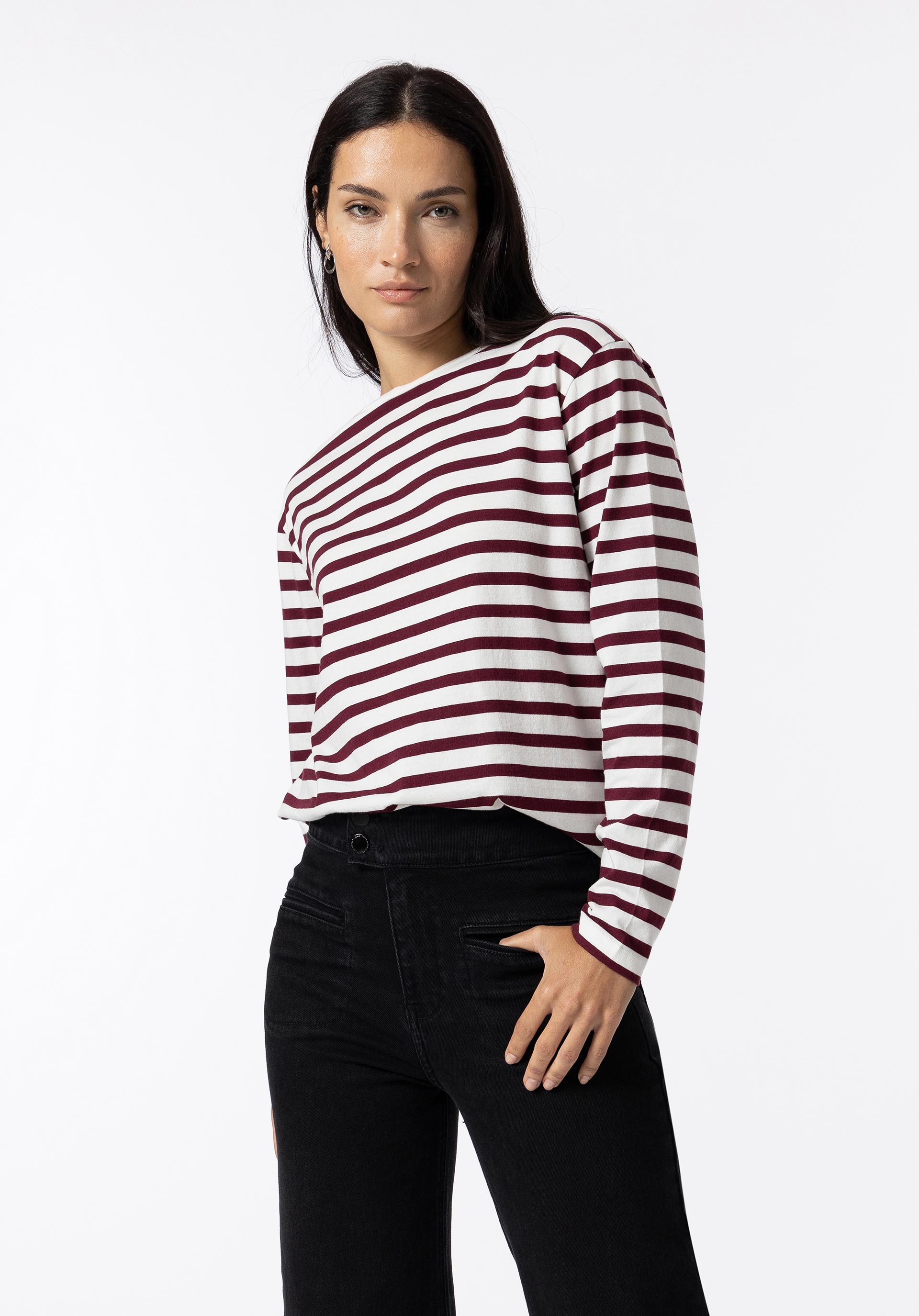 T-shirt às Riscas