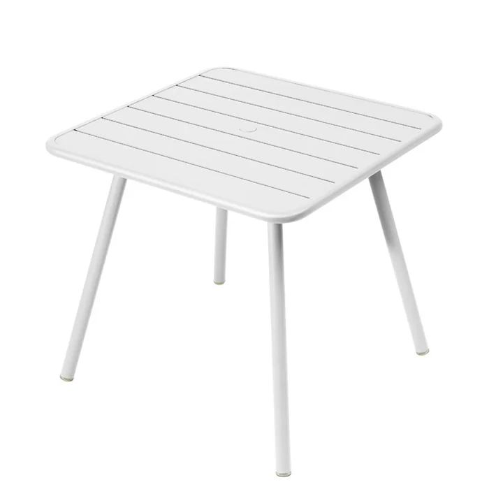 Fermob - Luxembourg Tisch, quadratisch (4 Beine), 80 x 80 cm, anthrazit