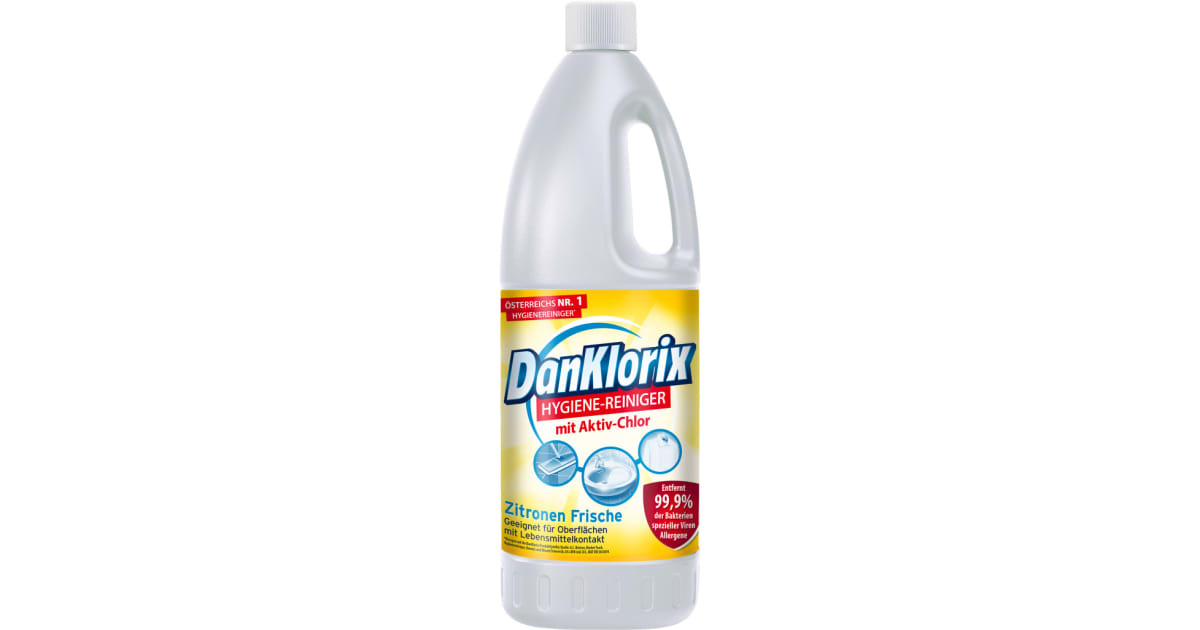 DAN KLORIX Hygienereiniger Zitrone