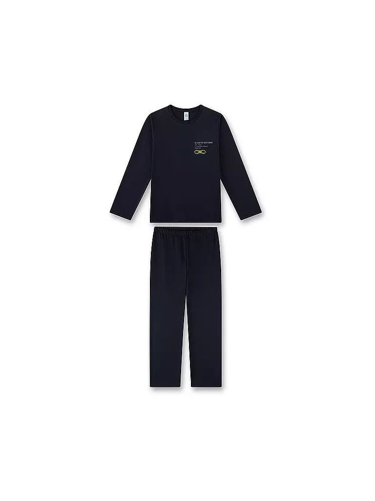SANETTA Jungen Pyjama dunkelblau