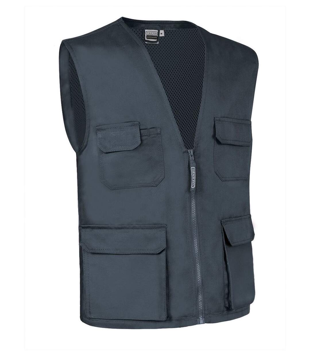 Gilet sans manches multipoches - HARDWARE gris ciment