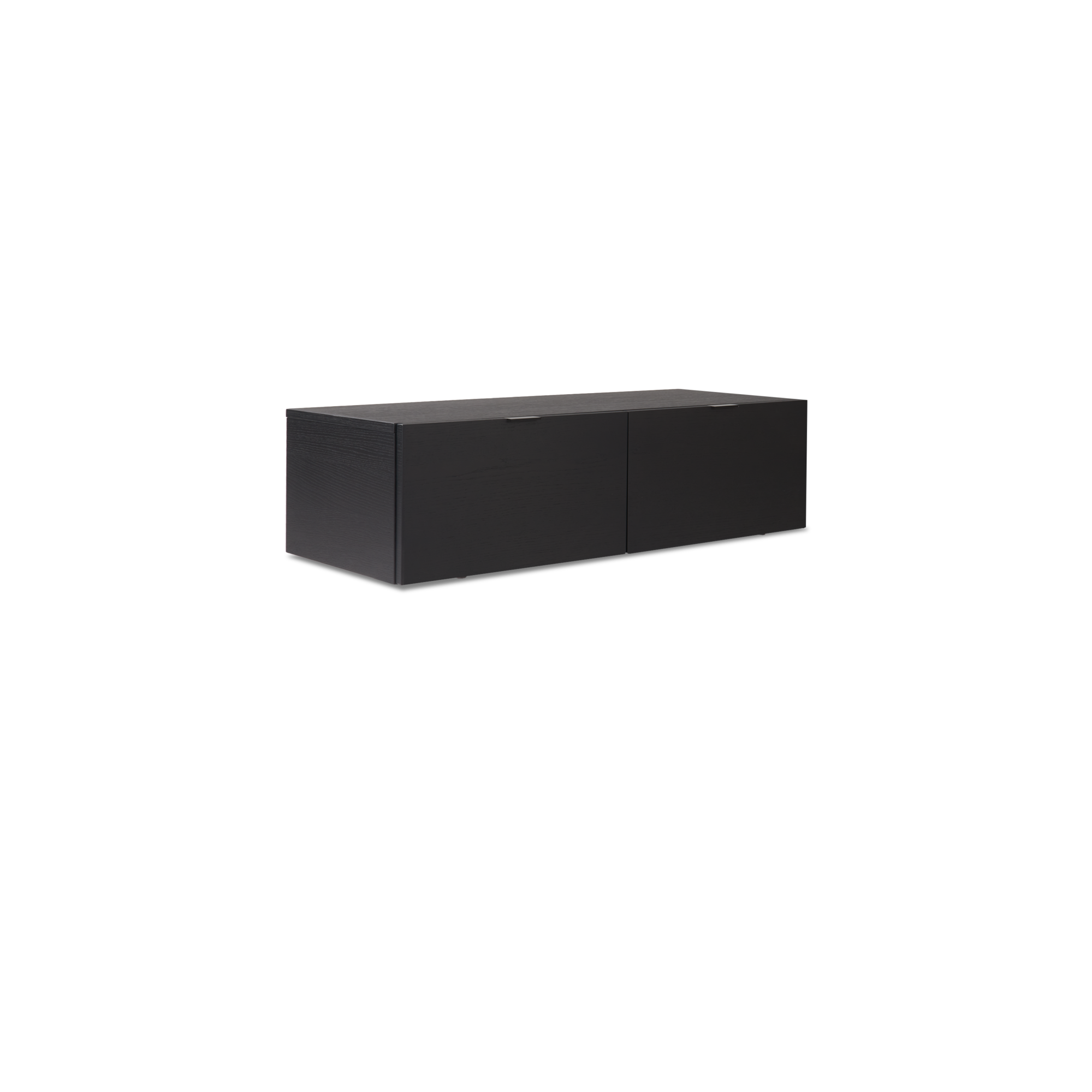 Tv meubel Woody met deurtjes 120 zwart