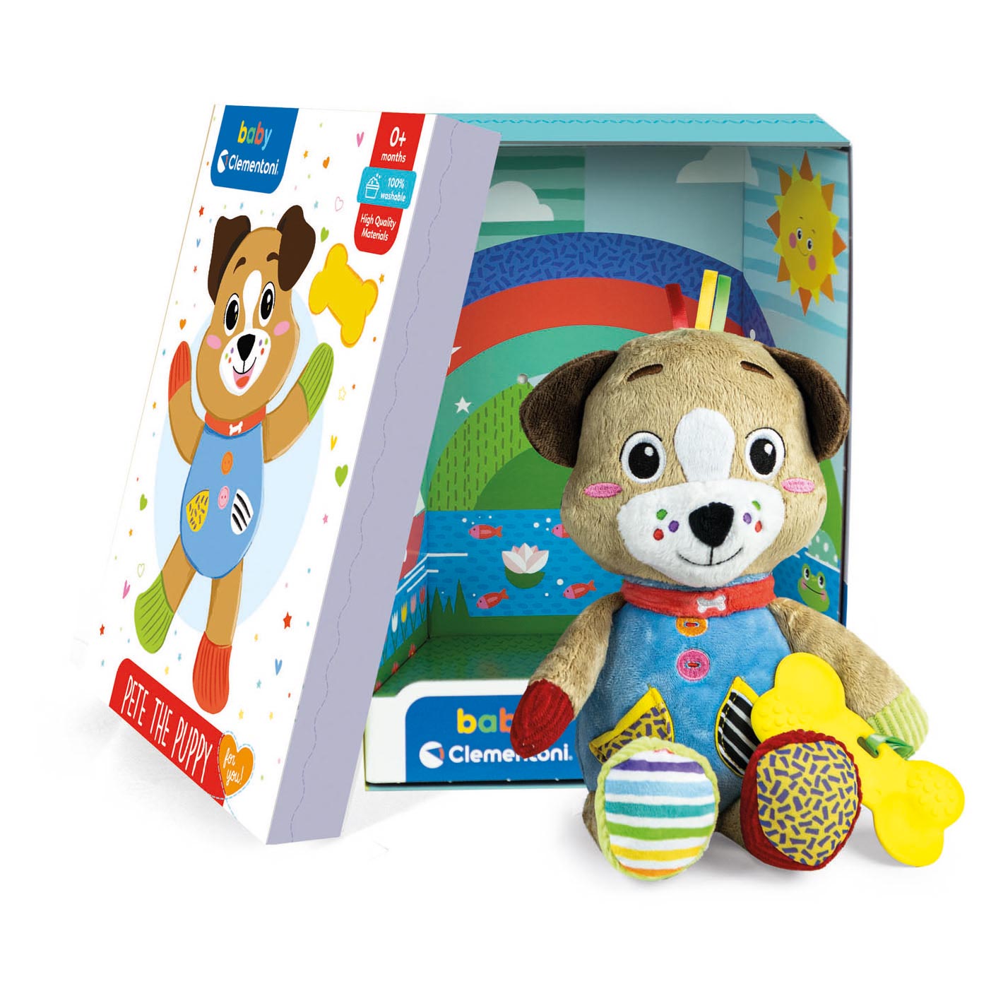Clementoni Baby - Pluchen Knuffel Pete de Puppy