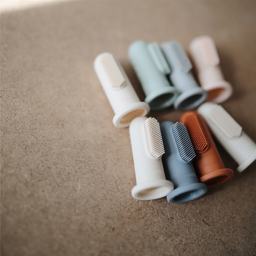 Finger Tandbørste 2-pak Stone/Tradewinds