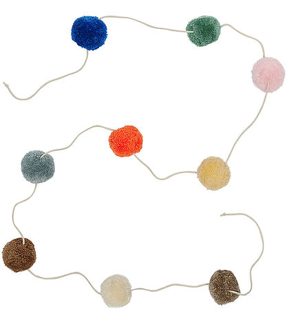 OYOY Girlande - Pom Pom - 300 cm - Multi