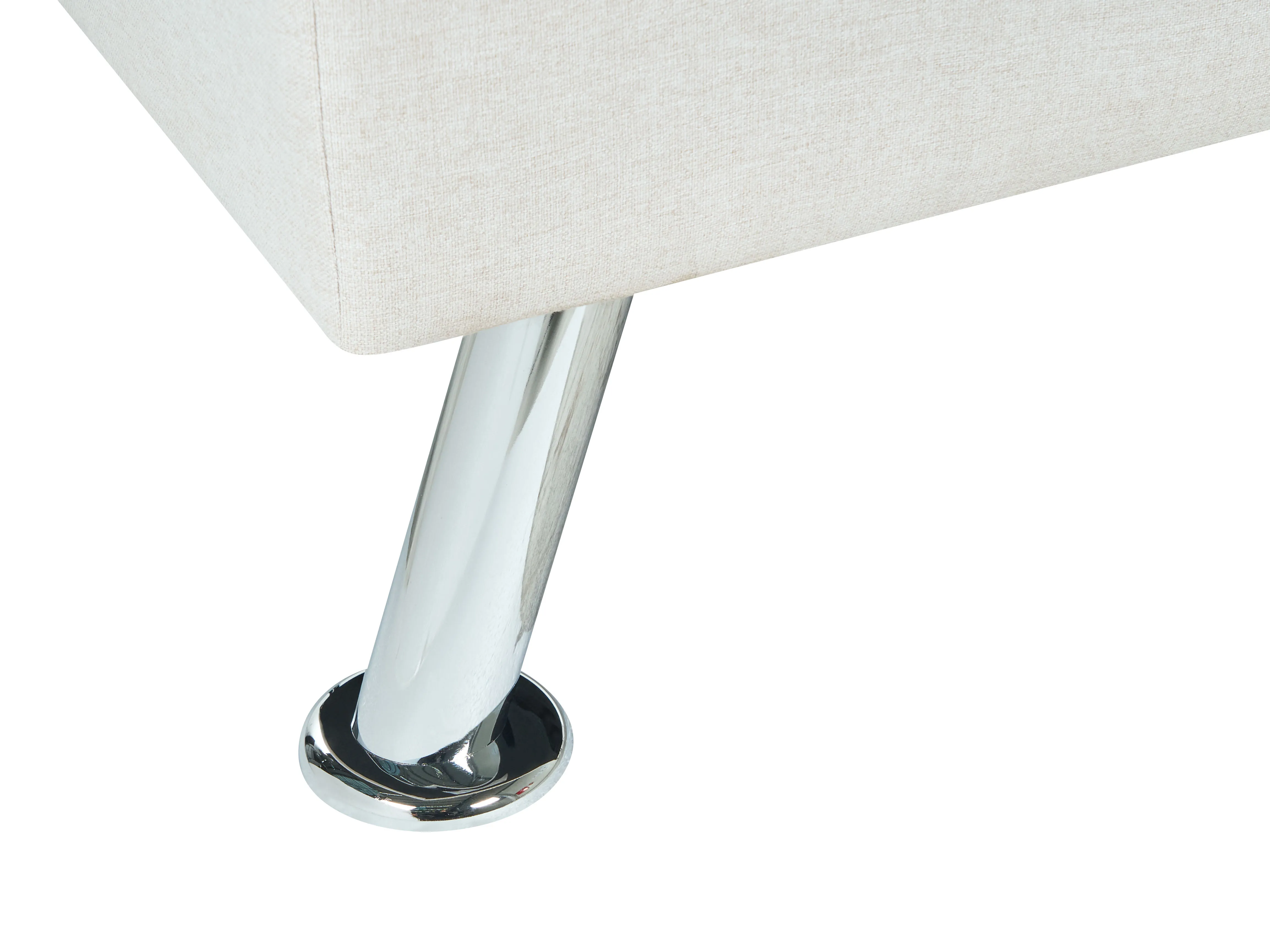 Slaapbank 3-zits ROXEN Stof Lichtbeige