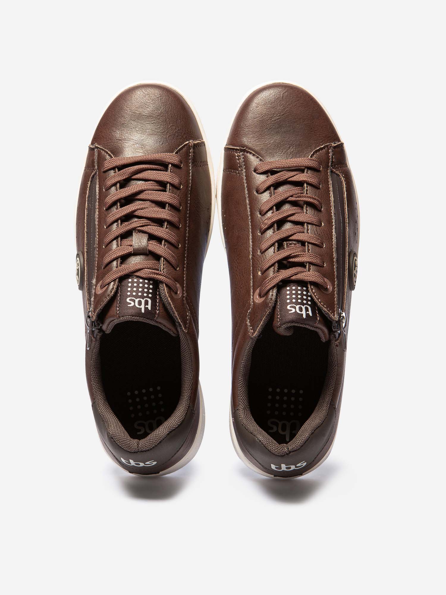 Baskets Homme Zippées Coloris Marron