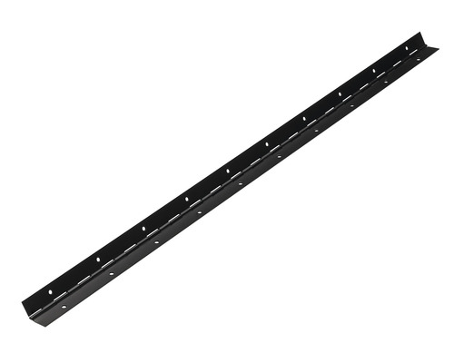 Stangscharnier 32x1200 mm, zwart staal, 1 stuk