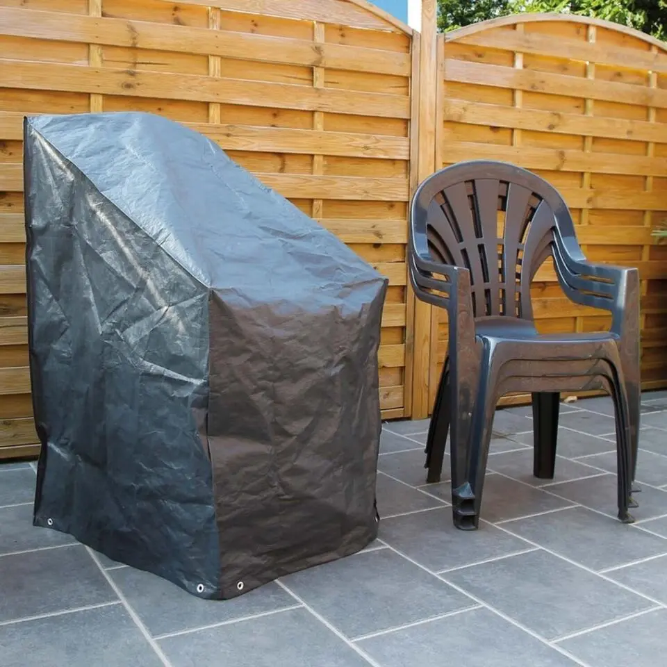 Nature Product – grijs – kunststof – 68x68x110 cm – tuinstoelen