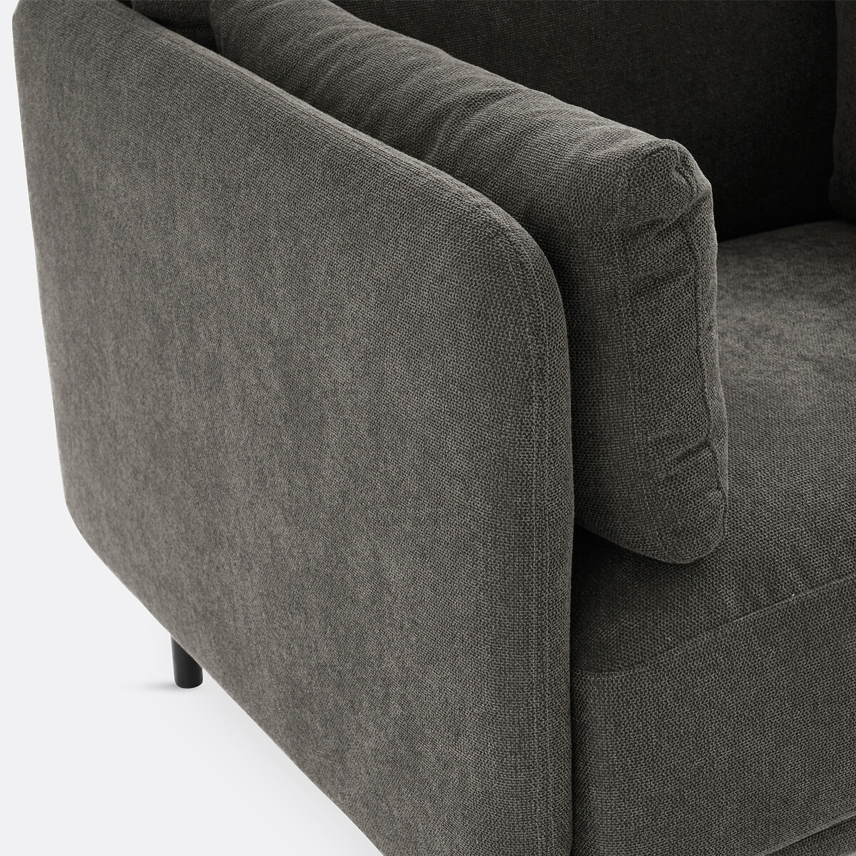 LA REDOUTE INTERIORS<br>Poltrona, tecido texturizado, Victor