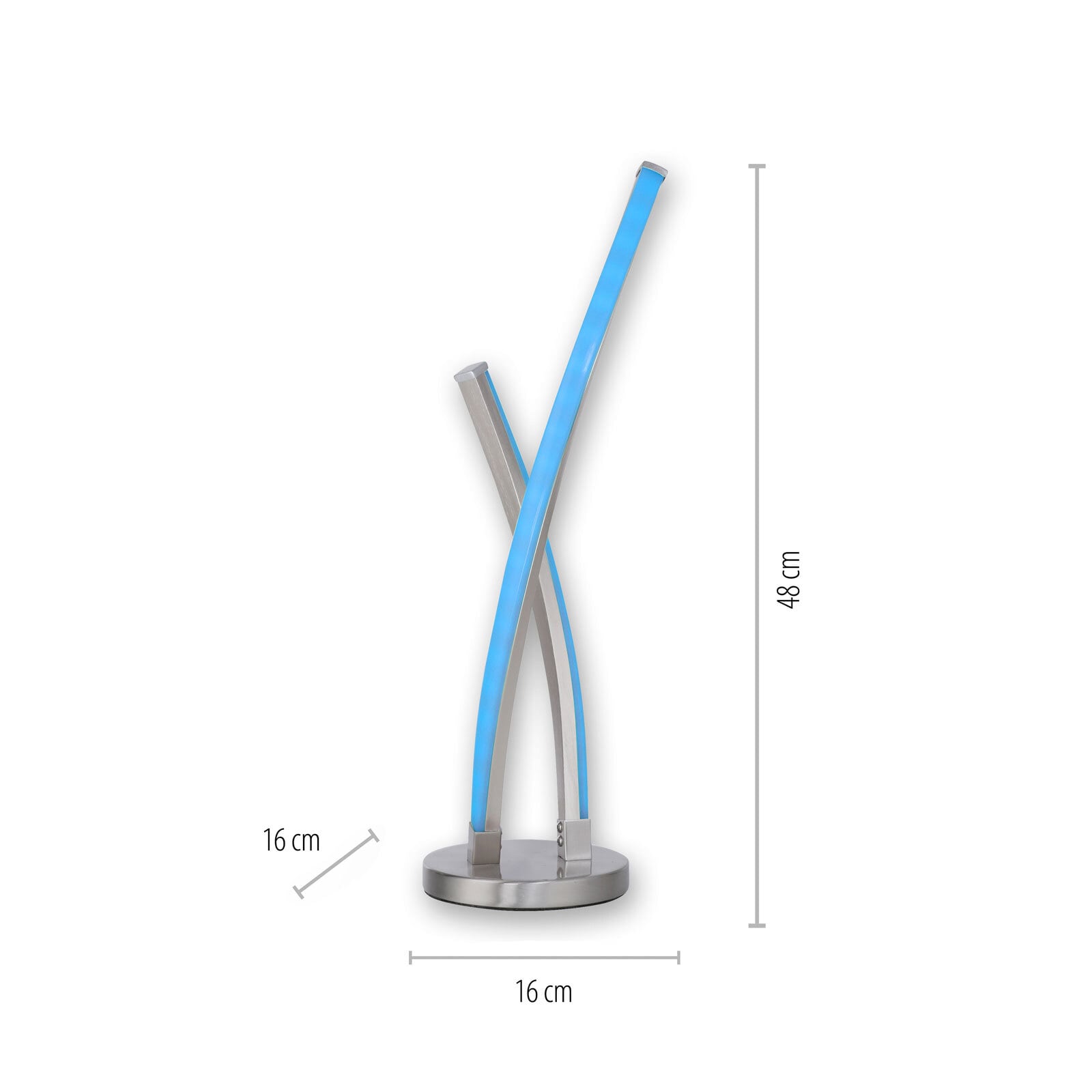 LOLA-Smart Tischlampe Swing Alu