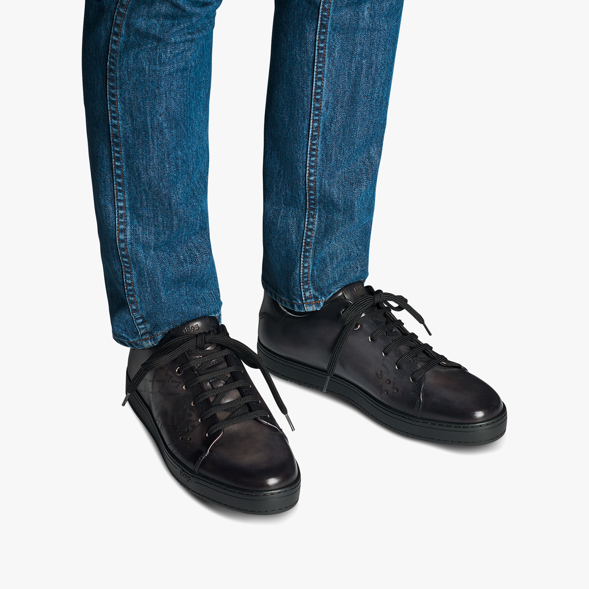 Sneaker Playtime En Cuir Scritto