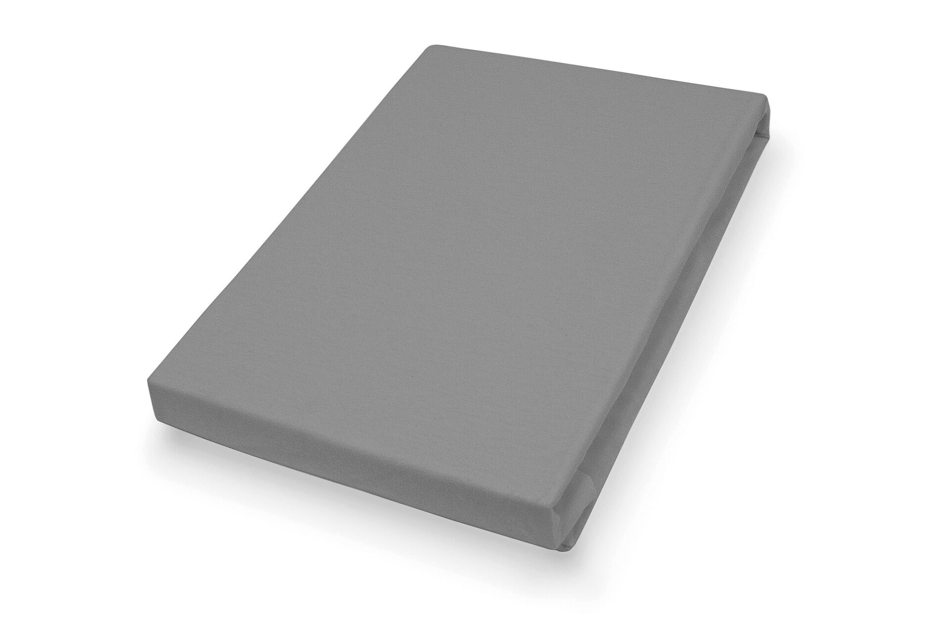Vario Spannbetttuch Stretch Elasthan-Feinjersey 180-200 x 200-220 cm anthrazit