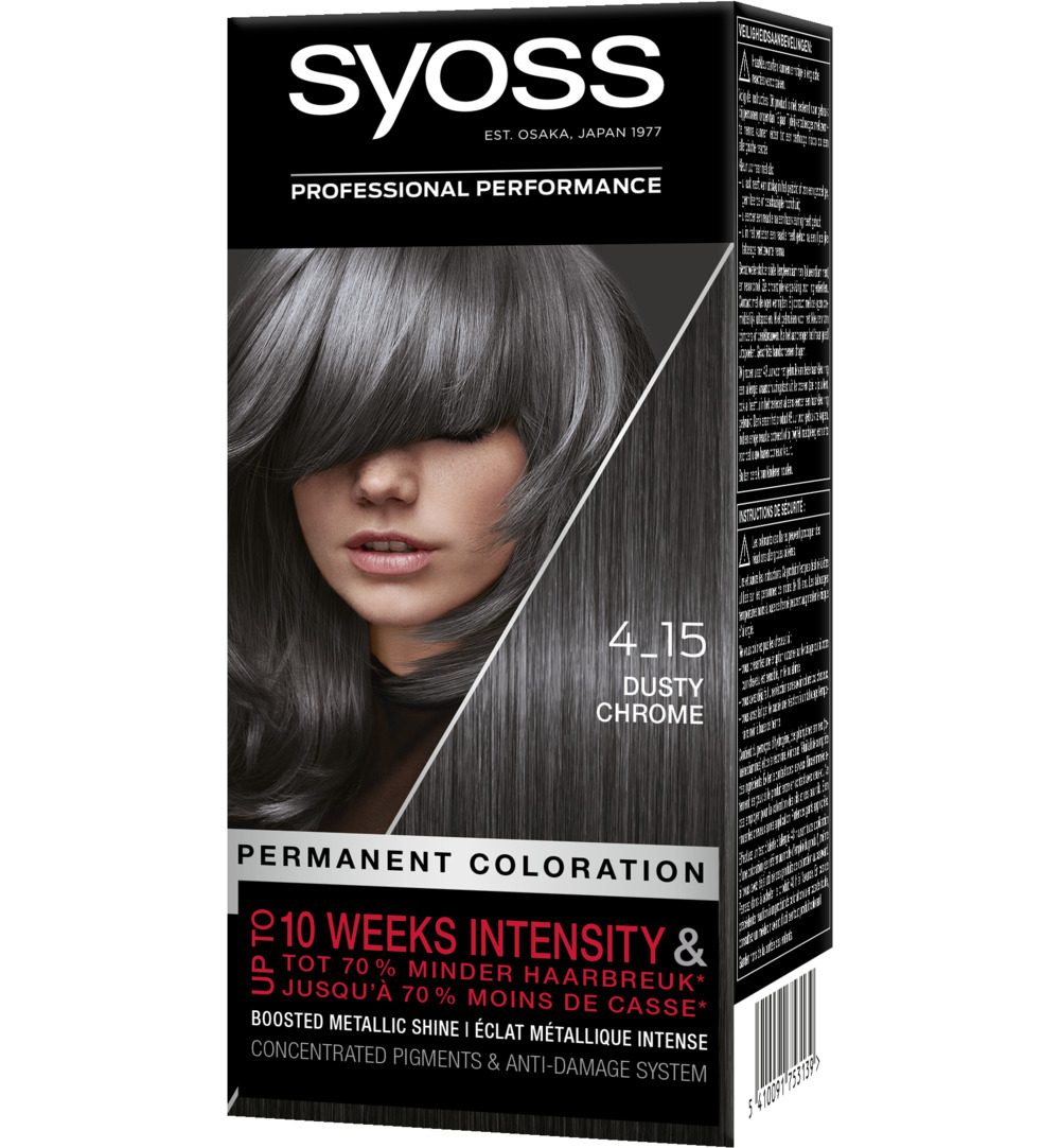 Syoss Color Baseline 4-15 Dusty Chrome Haarverf (1 set)