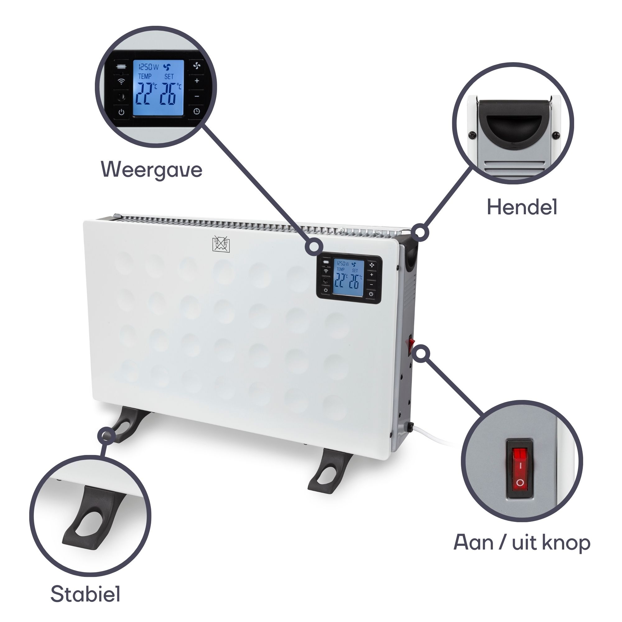 Perel SMART1310 smartconvector - 2000 watt