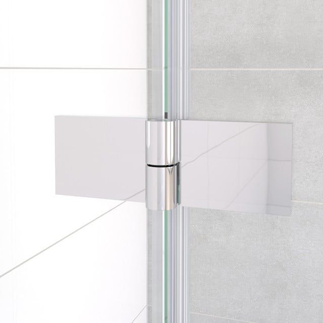 Diamond Douchecabine | 110x70 cm Chroom Helder glas Draaideur Rechthoek