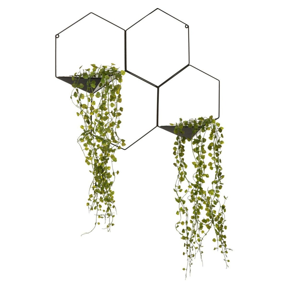 Suspension en métal plantes artificielles tombantes