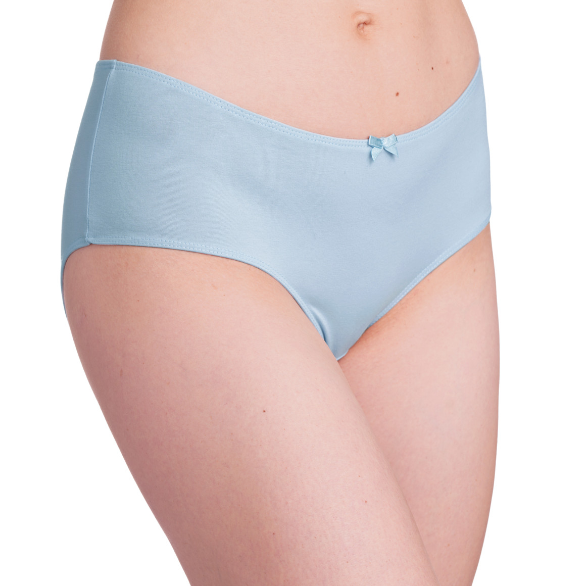 Gina Benotti 3 Damen Pantys unifarben hellblau / weiss / rosa