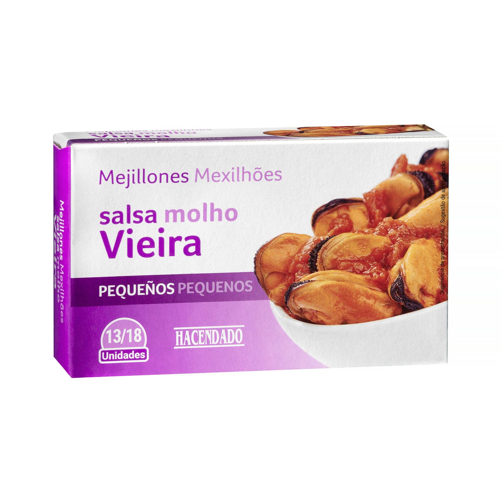 Petites moules à la sauce aux pétoncles Hacendado
