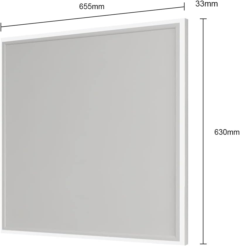 Infrarotheizung mit Thermostat 400 Watt, Deckenheizung Infrarot mit LED Beleuchtung, Infrarotheizung Deckenmontage, App Fernbedienung Steuerung, Decke Elektroheizung Heizplatte Heizkörper Heizpaneel