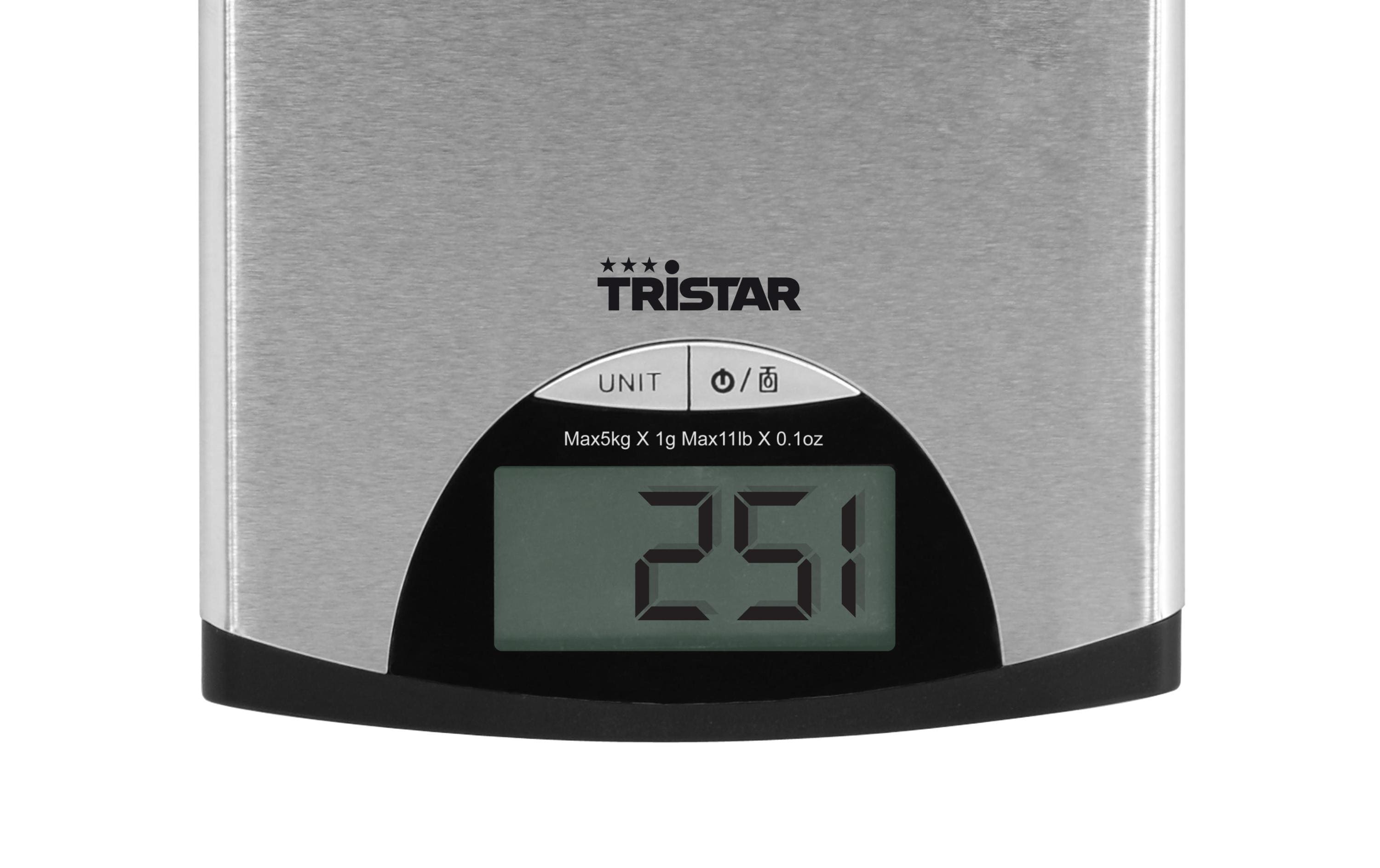 Küchenwaage KW-2435 SilberAttraktive Küchenwaage mit Digital-Display
