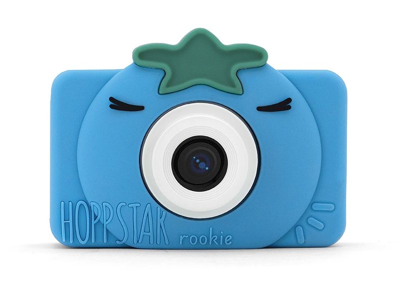 Hoppstar Kinderkamera Digitalkamera Hoppstar Rookie Kids bl Kamera mit beliebten Funktionen wie Fotorahmen, Fotofilter und Gesichtserkennung