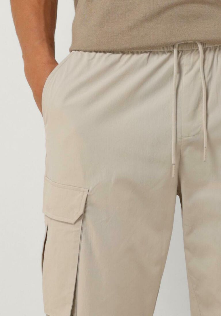 PURE PATH zand pure path cargobroeken cargo pants with cords