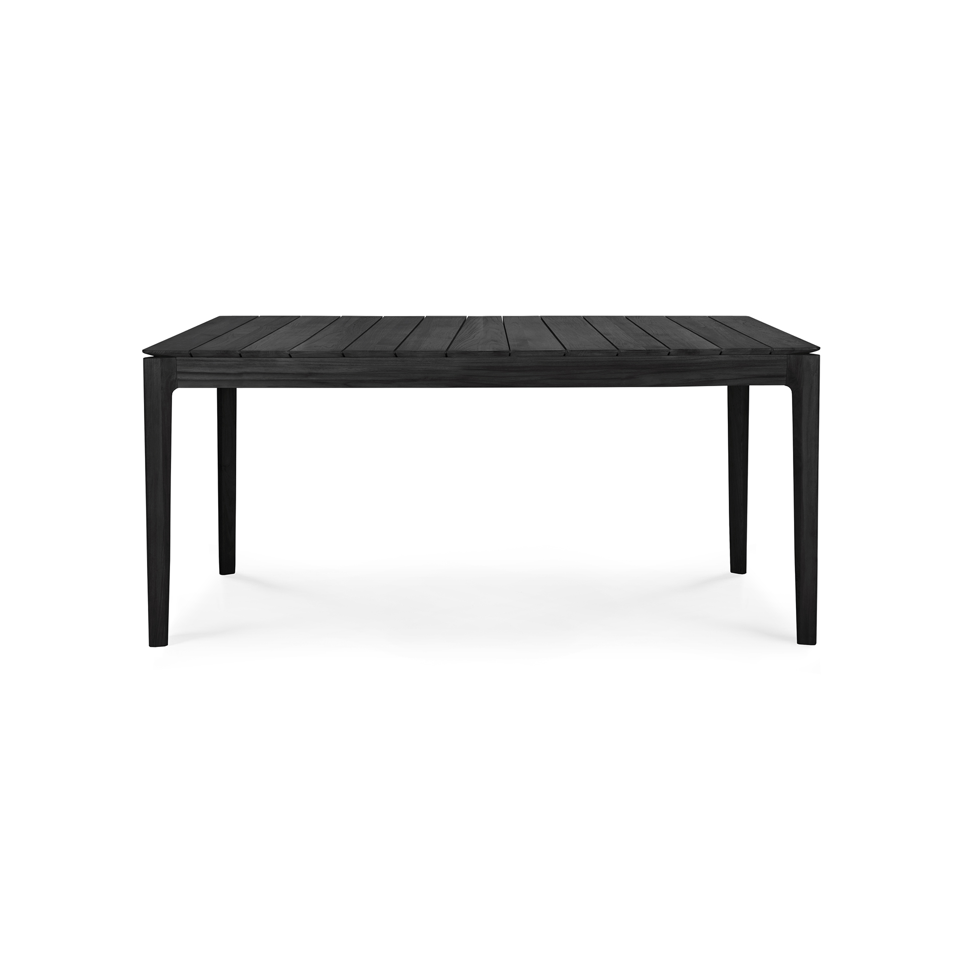 Teak Bok tuintafel - zwart - 162x80