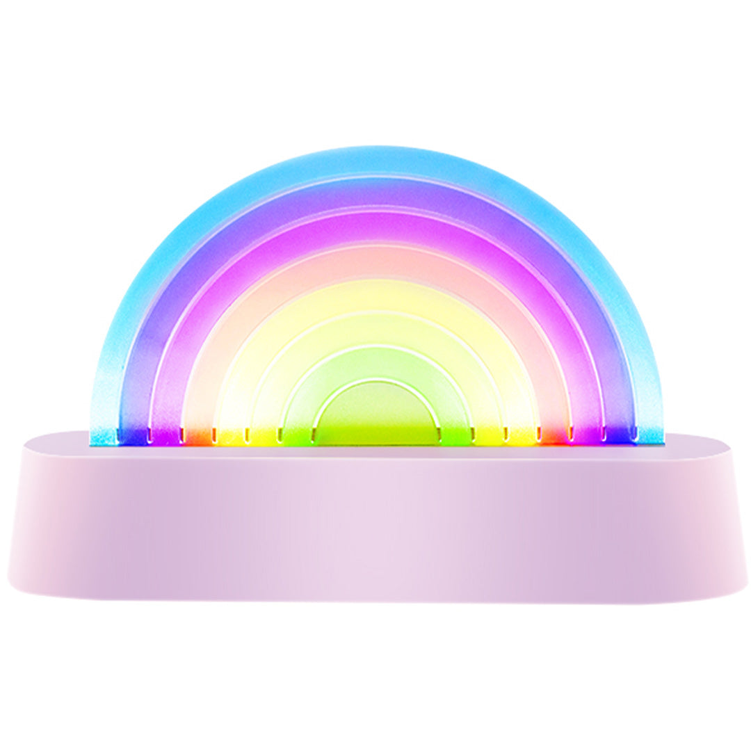 Lalarma lamp dansende regenboog - paars