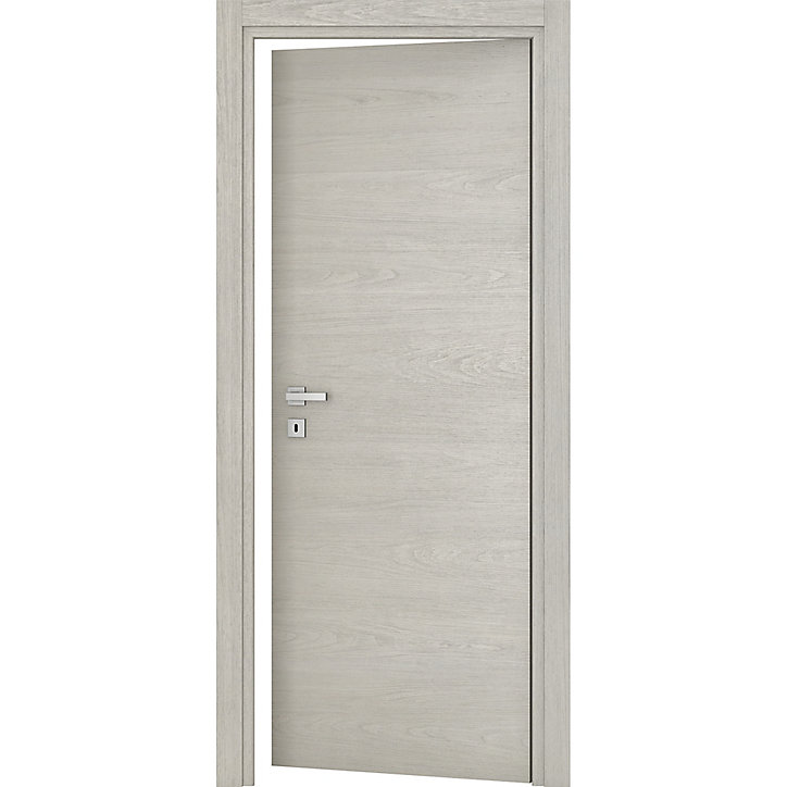 Bloc-porte Summa grigio H.204 x l.83, poussant droit