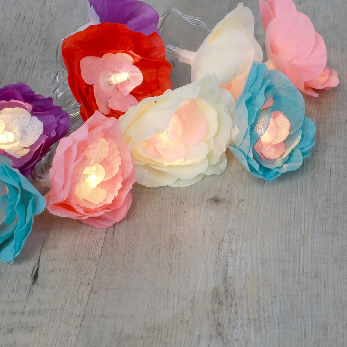 Koopman International Guirlande de Fleurs Lumineuse