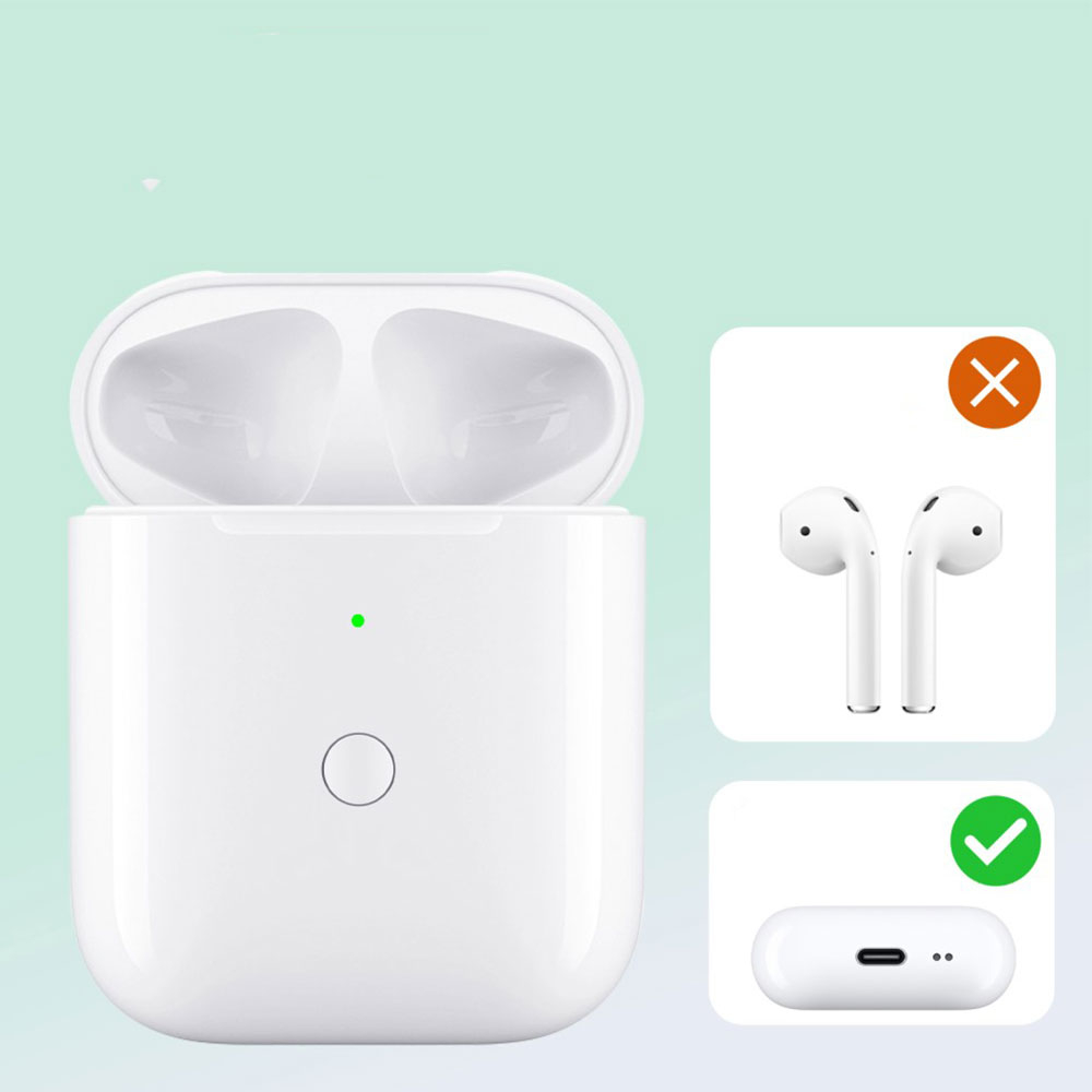 (550mAh) USB-C Ladecase für AirPods (Gen 1. / Gen 2.) Kopfhörer - Weiss