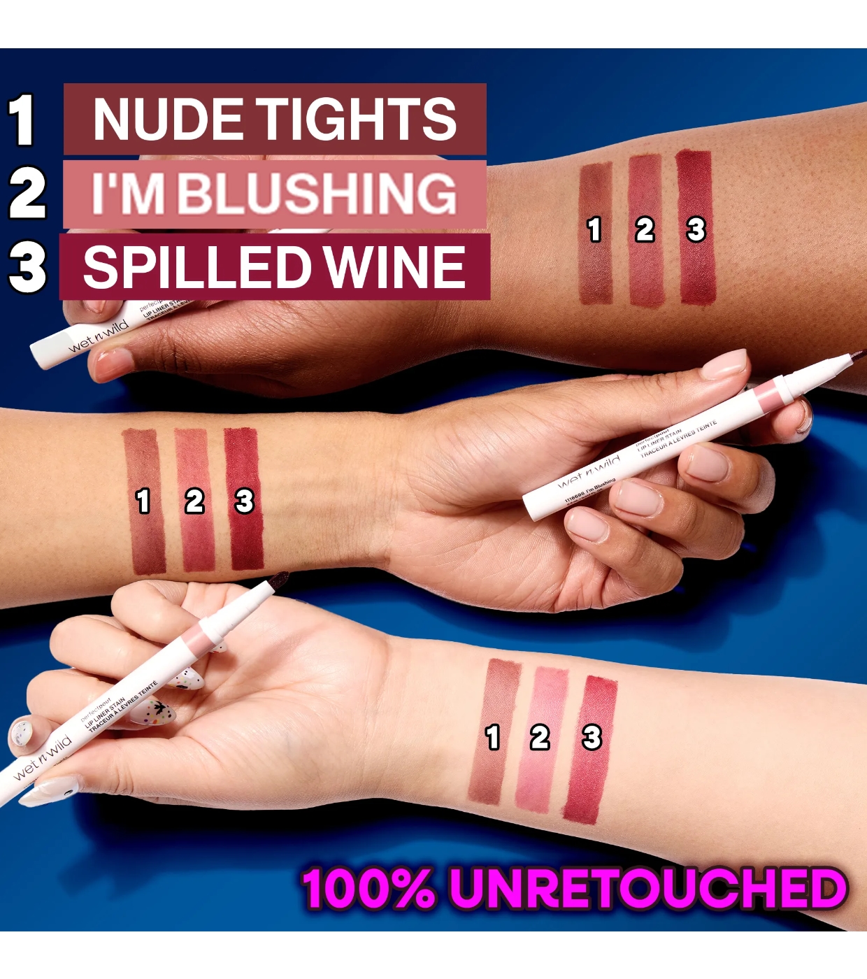 Wet n Wild - Delineador de lábios Perfect Pout - Spilled Wine