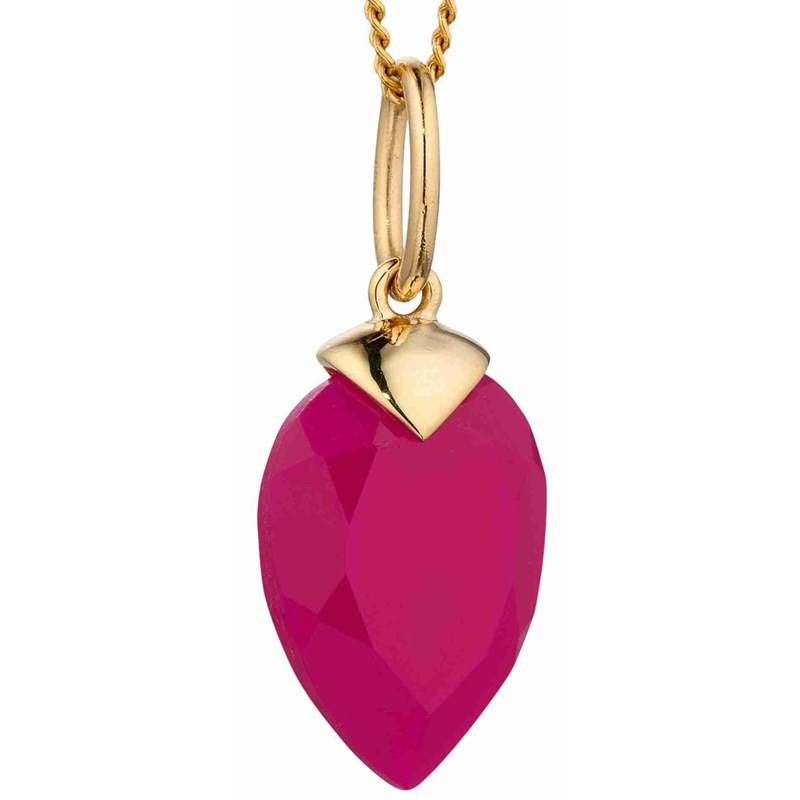Collier plaqué or en argent 925/1000