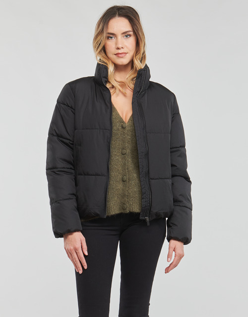 Vila - VITATE L/S SHORT PUFFER JACKET - Noir
